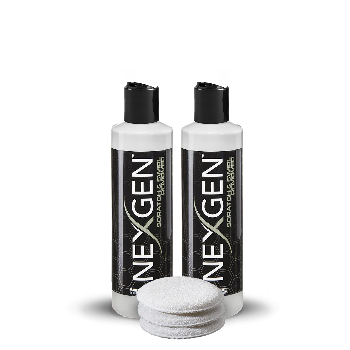 2 Bottles Scratch And Swirl Remover + 3 Free Pads