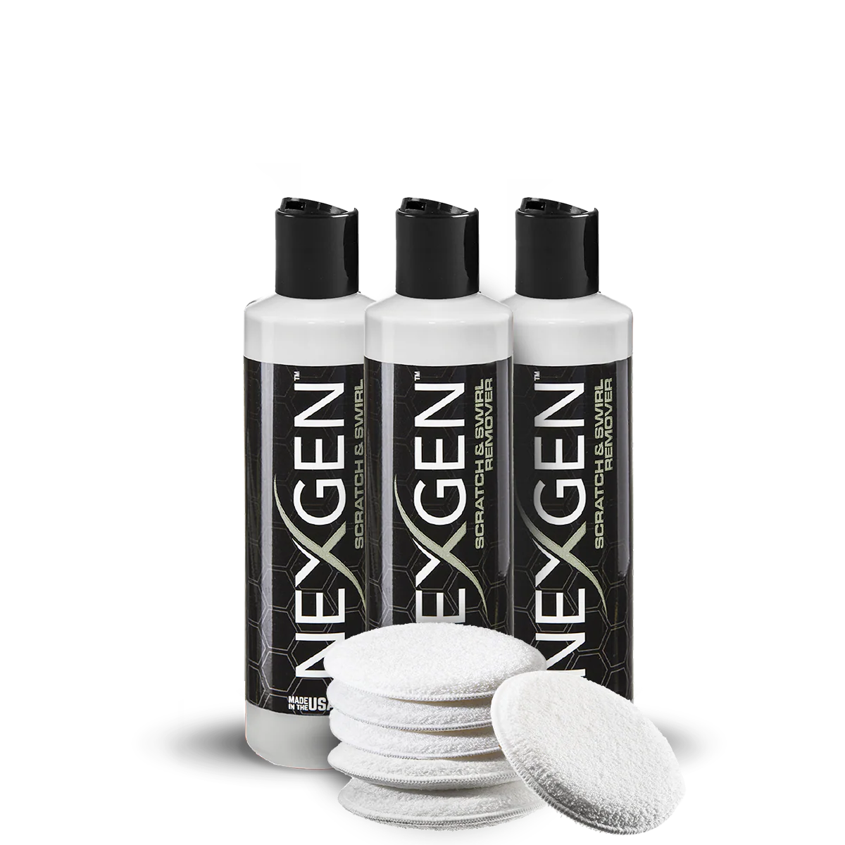 3 Bottles Scratch And Swirl Remover + 6 Free Pads
