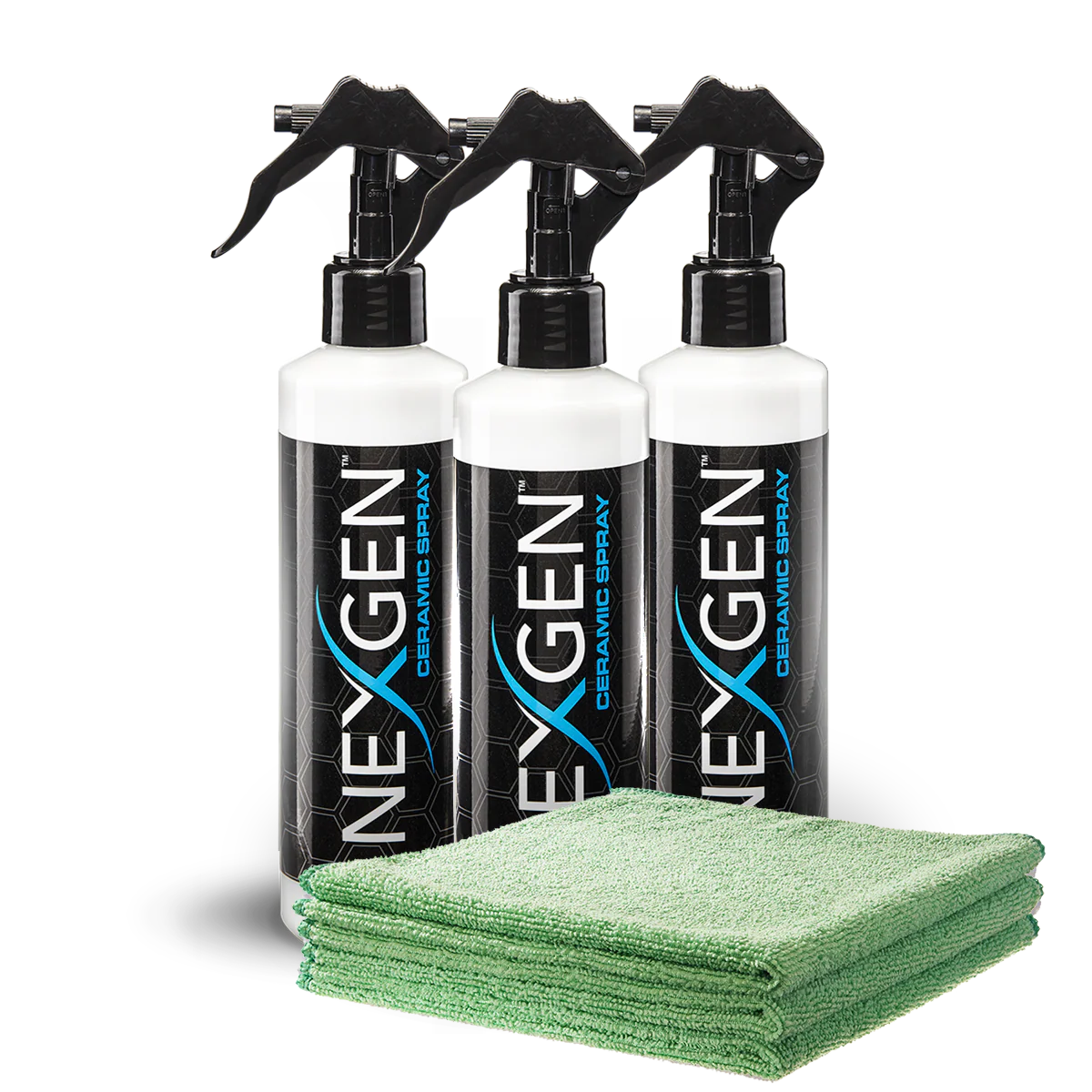 Three (3) Ceramic Spray Bundle + 3 Towels